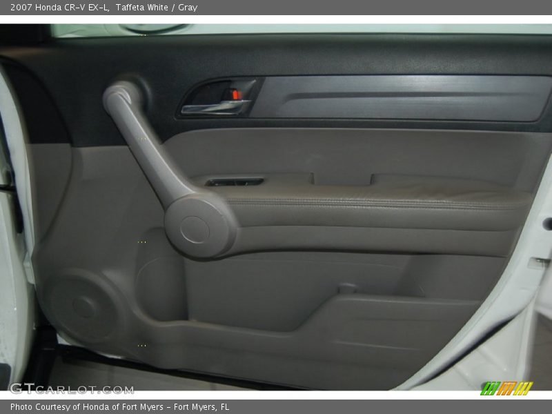 Taffeta White / Gray 2007 Honda CR-V EX-L