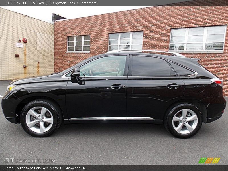Stargazer Black / Parchment 2012 Lexus RX 350 AWD
