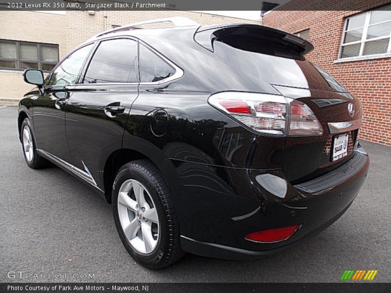 Stargazer Black / Parchment 2012 Lexus RX 350 AWD