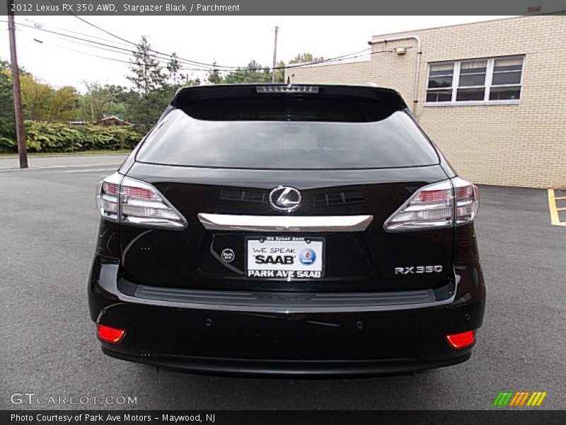 Stargazer Black / Parchment 2012 Lexus RX 350 AWD