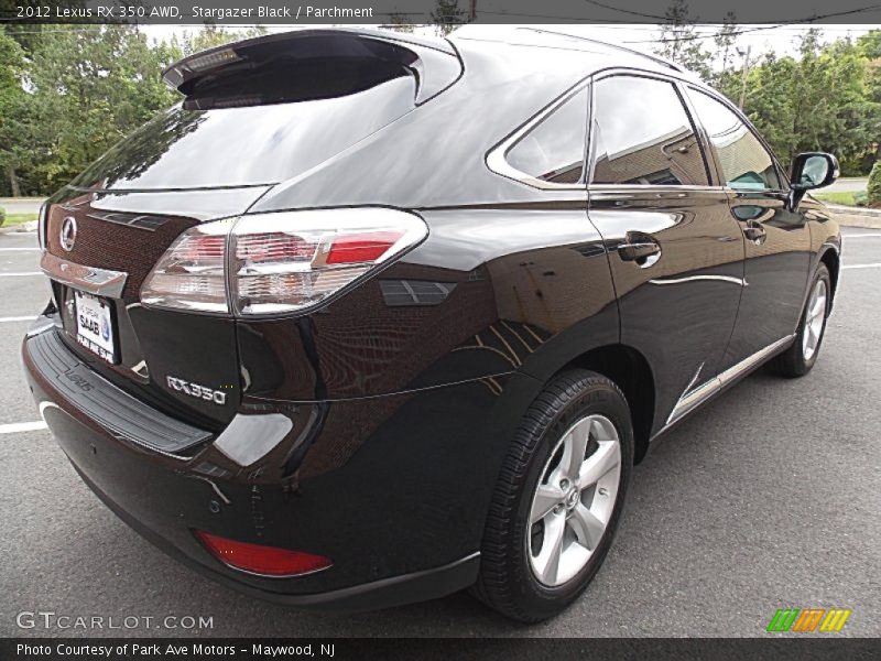 Stargazer Black / Parchment 2012 Lexus RX 350 AWD