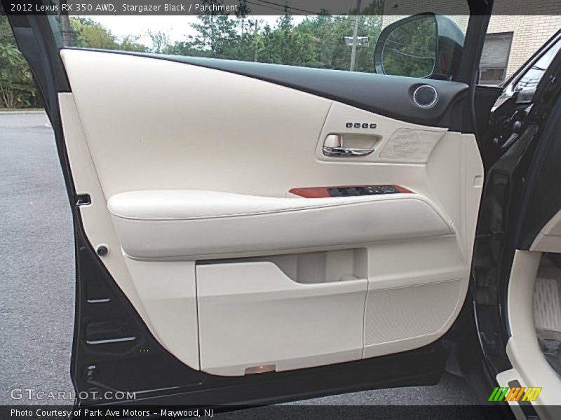 Stargazer Black / Parchment 2012 Lexus RX 350 AWD