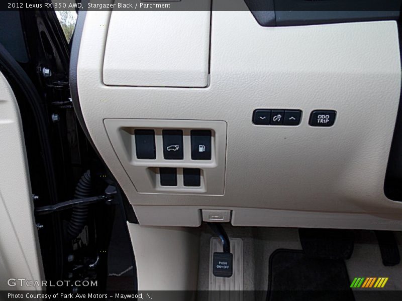 Stargazer Black / Parchment 2012 Lexus RX 350 AWD