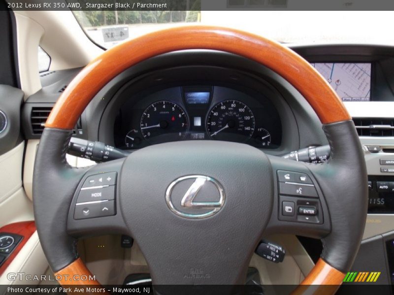 Stargazer Black / Parchment 2012 Lexus RX 350 AWD