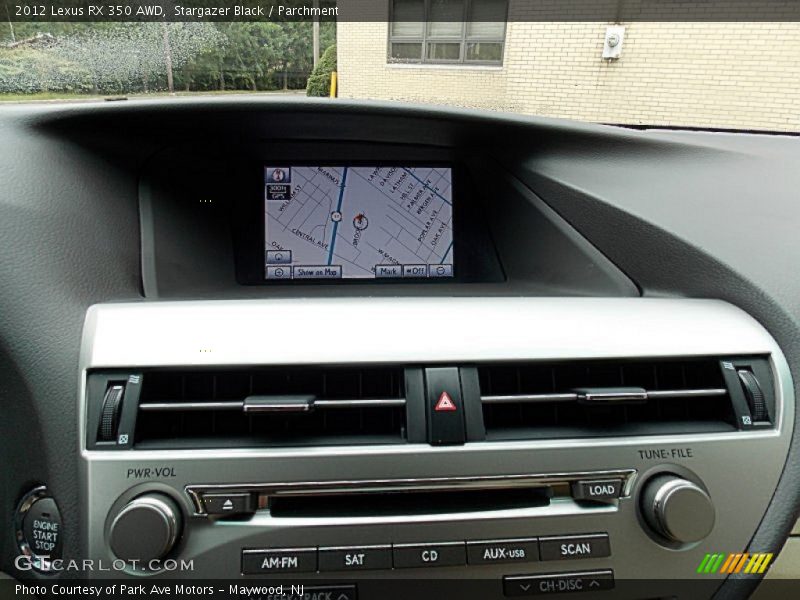 Stargazer Black / Parchment 2012 Lexus RX 350 AWD