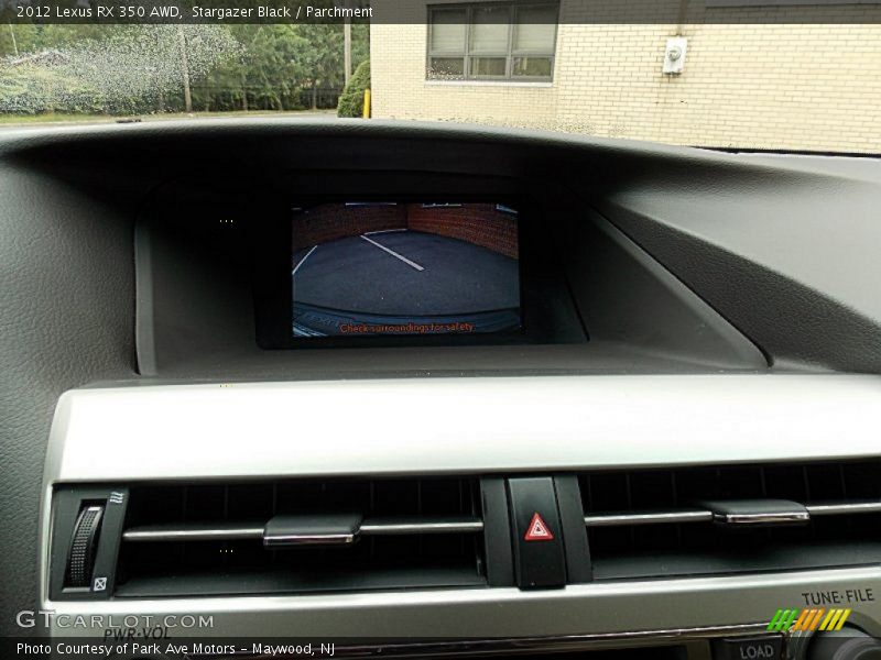 Stargazer Black / Parchment 2012 Lexus RX 350 AWD