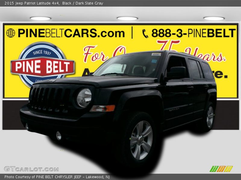 Black / Dark Slate Gray 2015 Jeep Patriot Latitude 4x4