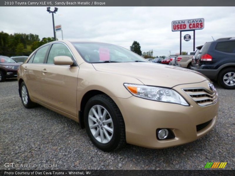 Sandy Beach Metallic / Bisque 2010 Toyota Camry XLE V6