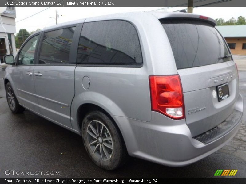 Billet Silver Metallic / Black 2015 Dodge Grand Caravan SXT
