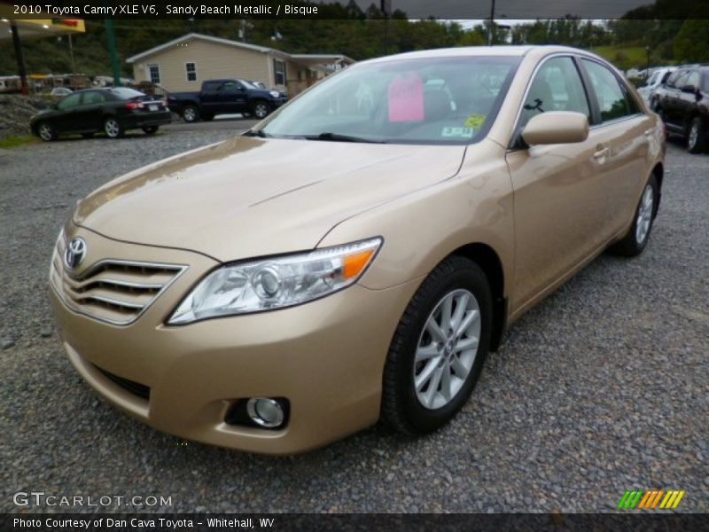 Sandy Beach Metallic / Bisque 2010 Toyota Camry XLE V6