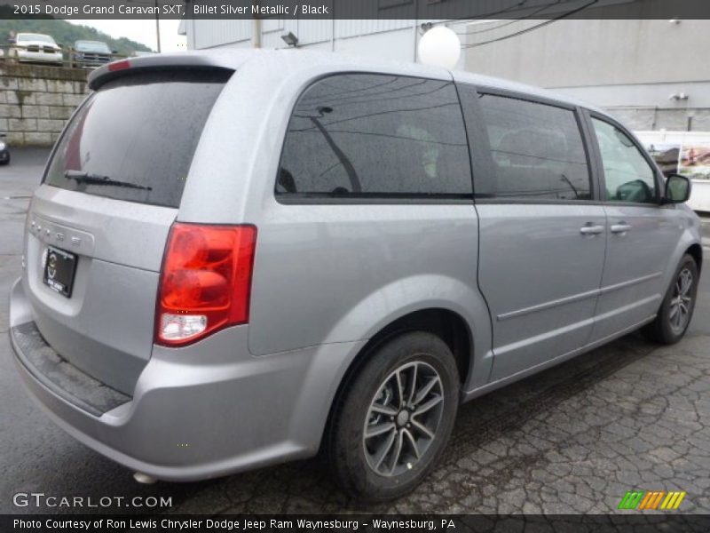 Billet Silver Metallic / Black 2015 Dodge Grand Caravan SXT