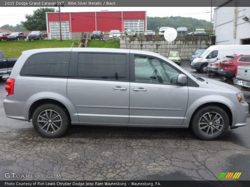 Billet Silver Metallic / Black 2015 Dodge Grand Caravan SXT