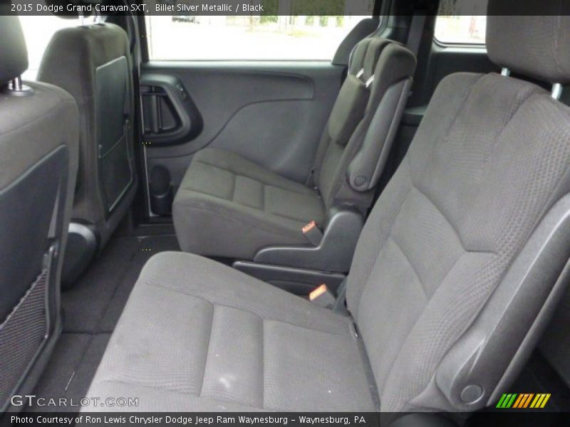 Billet Silver Metallic / Black 2015 Dodge Grand Caravan SXT