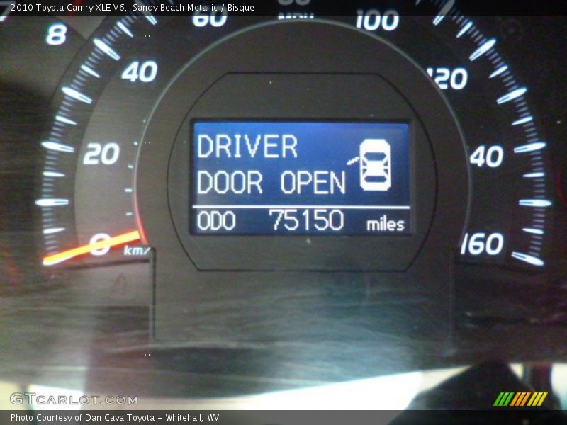 Sandy Beach Metallic / Bisque 2010 Toyota Camry XLE V6