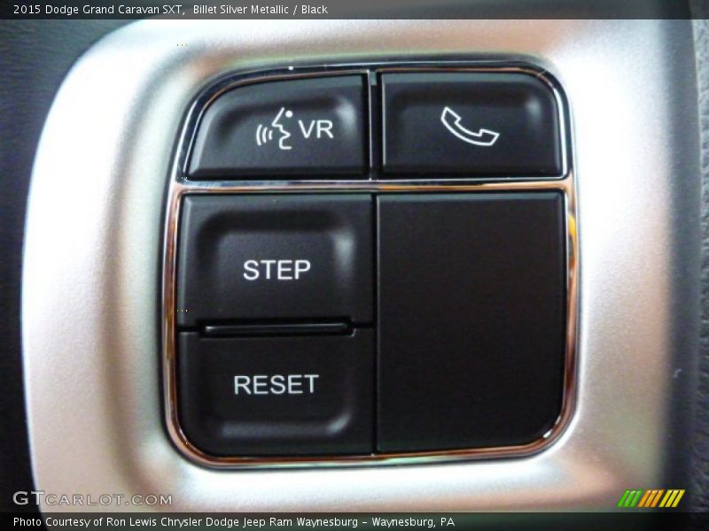 Billet Silver Metallic / Black 2015 Dodge Grand Caravan SXT