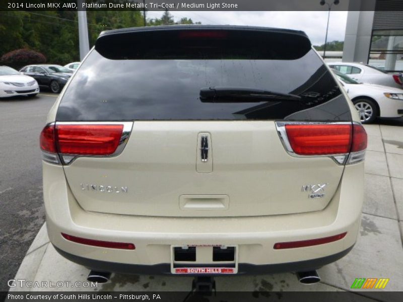 Platinum Dune Metallic Tri-Coat / Medium Light Stone 2014 Lincoln MKX AWD