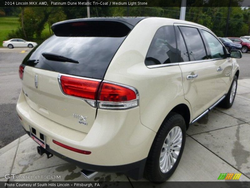 Platinum Dune Metallic Tri-Coat / Medium Light Stone 2014 Lincoln MKX AWD