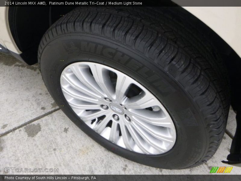 Platinum Dune Metallic Tri-Coat / Medium Light Stone 2014 Lincoln MKX AWD