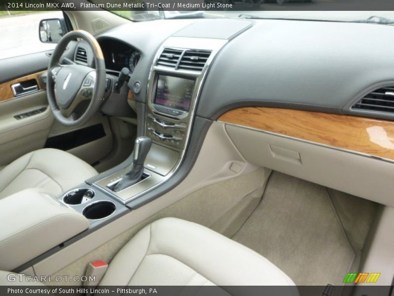 Platinum Dune Metallic Tri-Coat / Medium Light Stone 2014 Lincoln MKX AWD