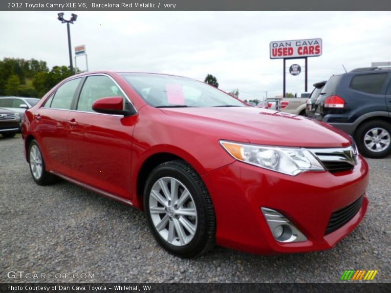 Barcelona Red Metallic / Ivory 2012 Toyota Camry XLE V6
