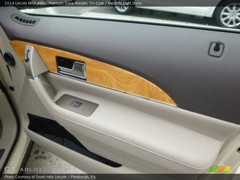 Platinum Dune Metallic Tri-Coat / Medium Light Stone 2014 Lincoln MKX AWD