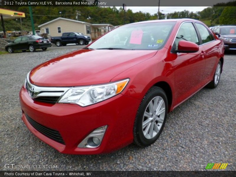 Barcelona Red Metallic / Ivory 2012 Toyota Camry XLE V6