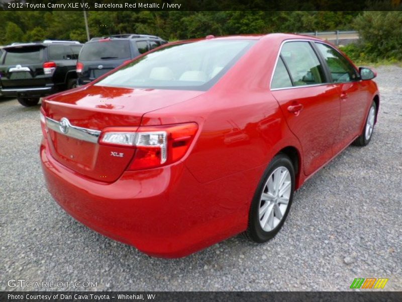 Barcelona Red Metallic / Ivory 2012 Toyota Camry XLE V6