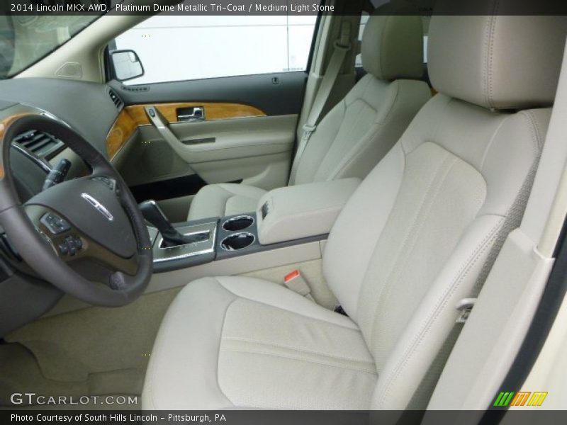 Platinum Dune Metallic Tri-Coat / Medium Light Stone 2014 Lincoln MKX AWD