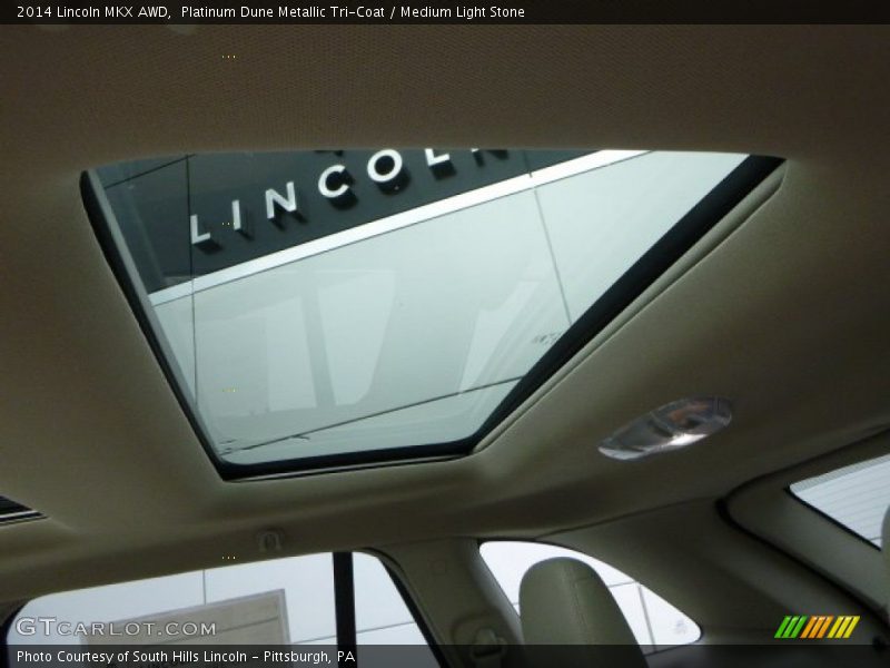 Platinum Dune Metallic Tri-Coat / Medium Light Stone 2014 Lincoln MKX AWD