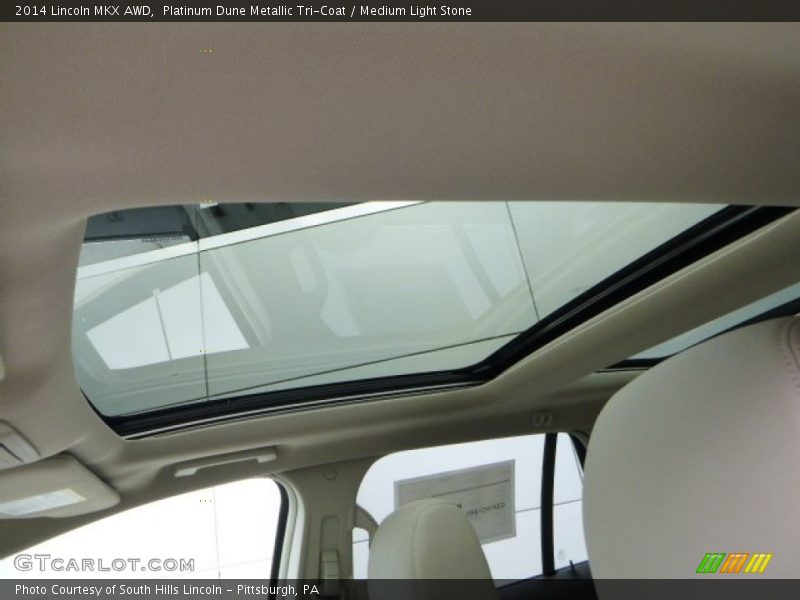 Platinum Dune Metallic Tri-Coat / Medium Light Stone 2014 Lincoln MKX AWD