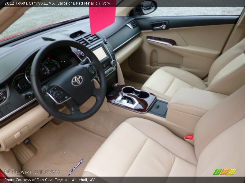 Barcelona Red Metallic / Ivory 2012 Toyota Camry XLE V6