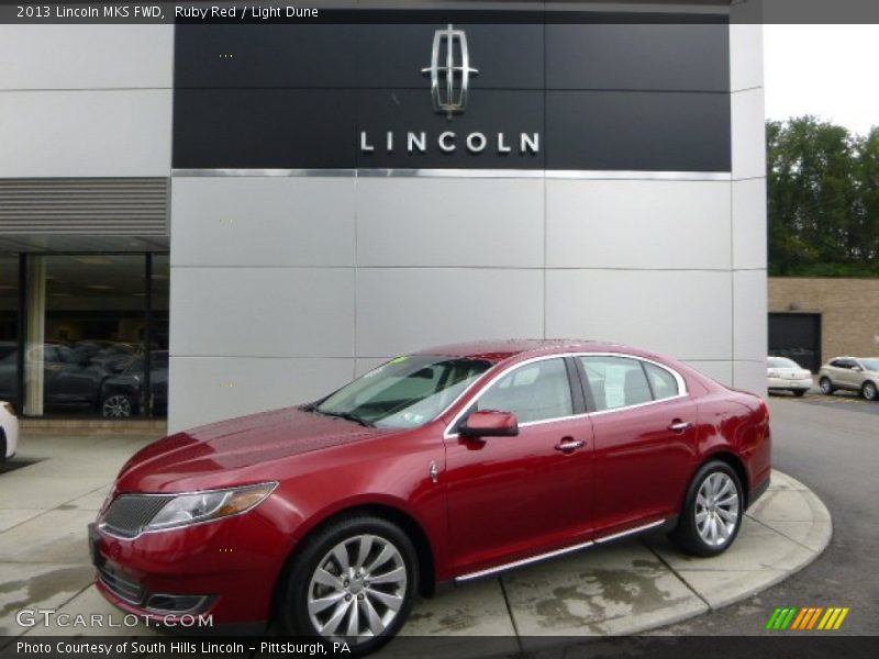 Ruby Red / Light Dune 2013 Lincoln MKS FWD