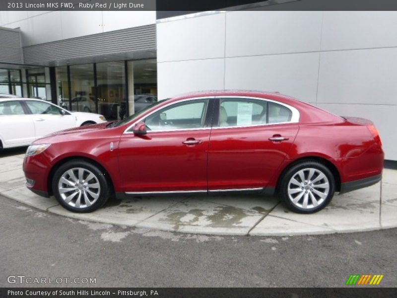 Ruby Red / Light Dune 2013 Lincoln MKS FWD
