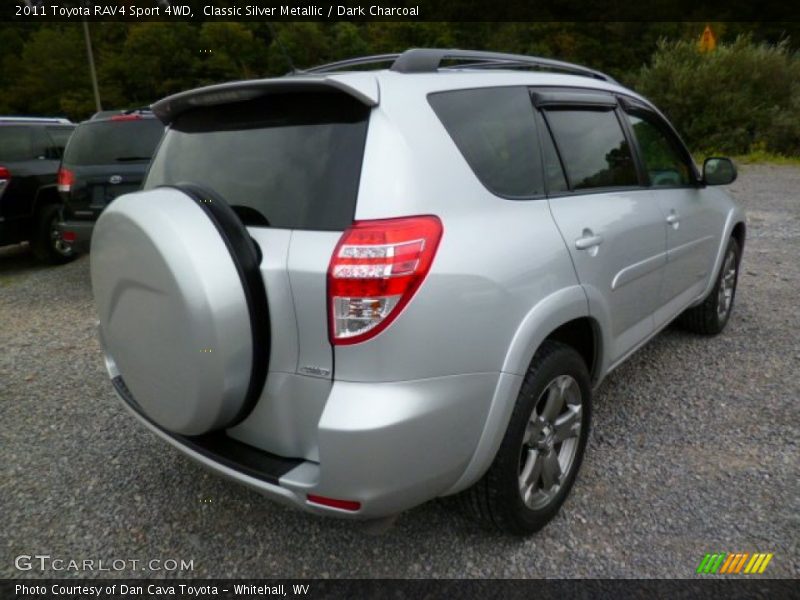 Classic Silver Metallic / Dark Charcoal 2011 Toyota RAV4 Sport 4WD