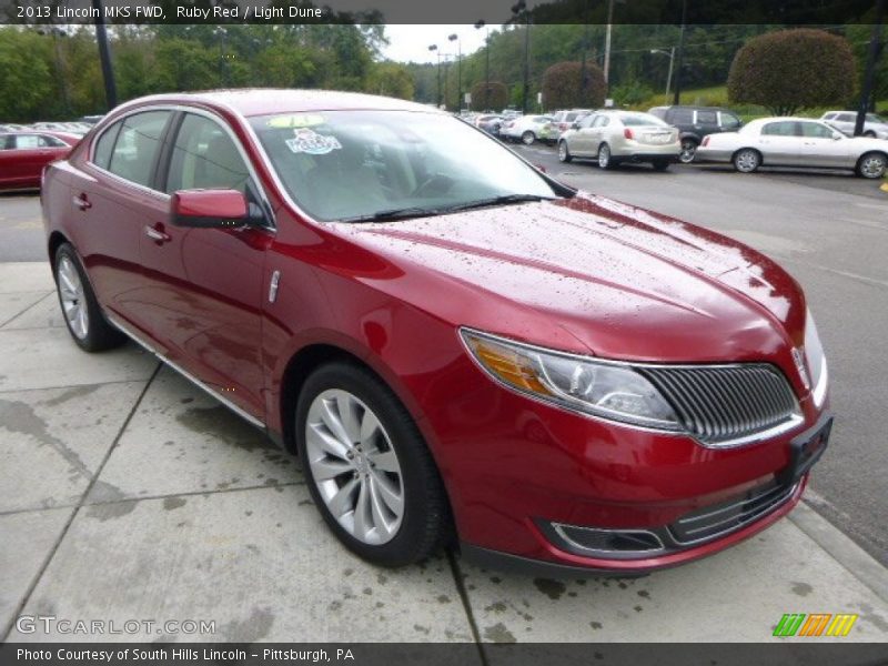 Ruby Red / Light Dune 2013 Lincoln MKS FWD