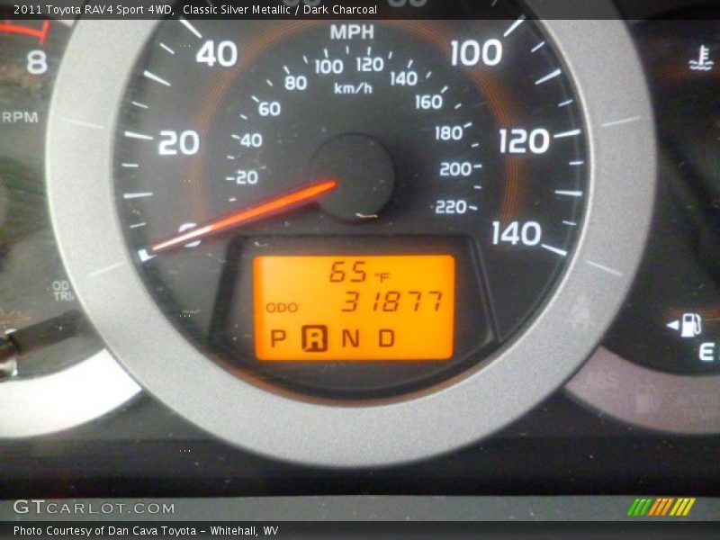 Classic Silver Metallic / Dark Charcoal 2011 Toyota RAV4 Sport 4WD