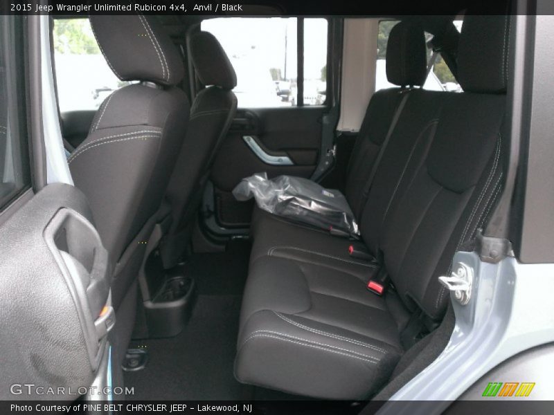 Rear Seat of 2015 Wrangler Unlimited Rubicon 4x4