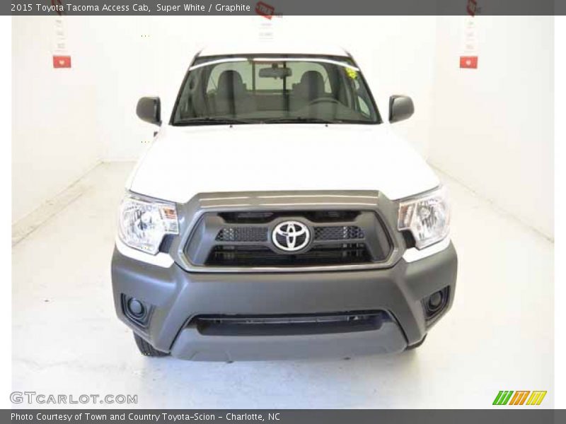 Super White / Graphite 2015 Toyota Tacoma Access Cab
