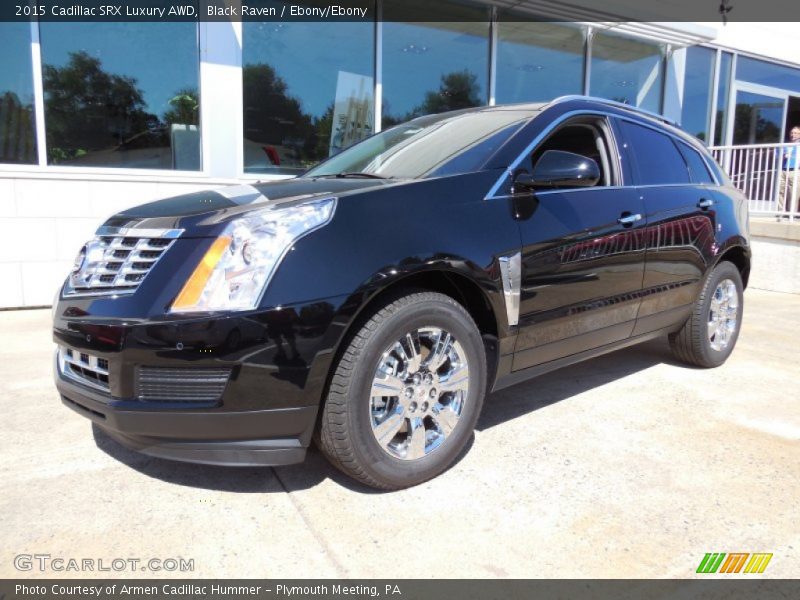 Black Raven / Ebony/Ebony 2015 Cadillac SRX Luxury AWD
