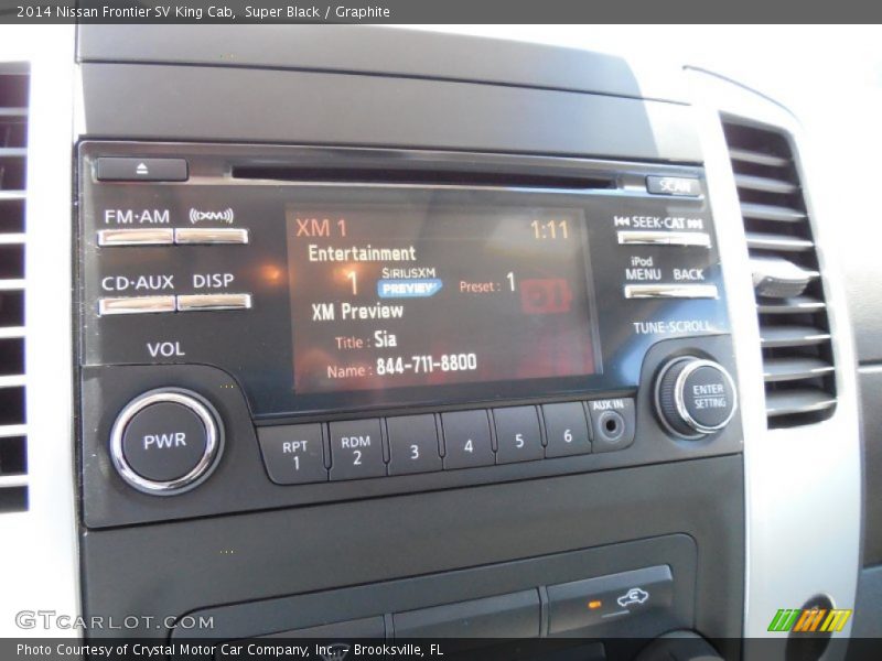 Super Black / Graphite 2014 Nissan Frontier SV King Cab