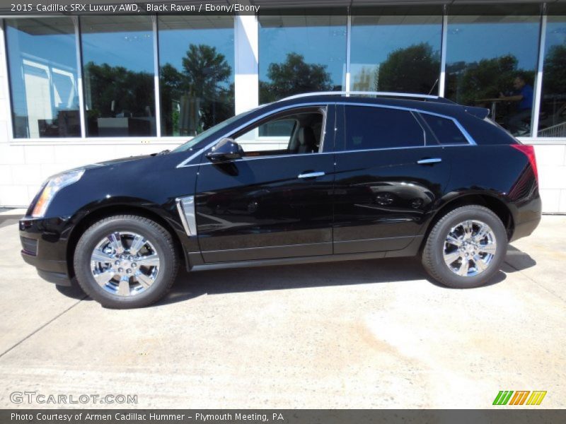 Black Raven / Ebony/Ebony 2015 Cadillac SRX Luxury AWD