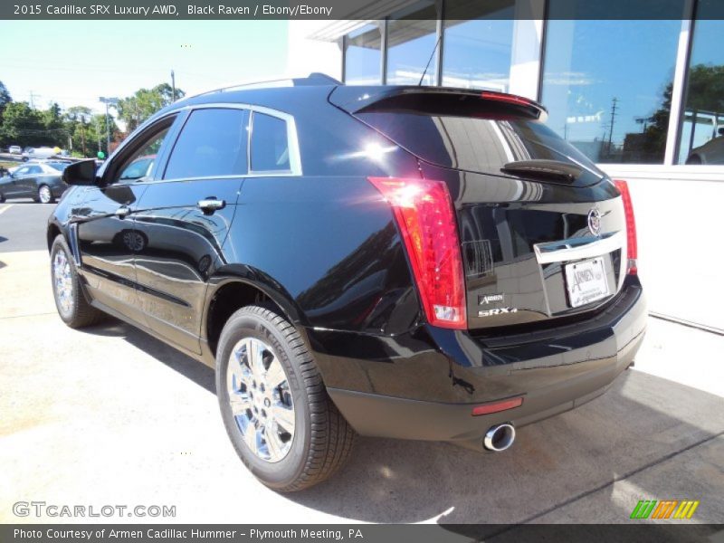 Black Raven / Ebony/Ebony 2015 Cadillac SRX Luxury AWD