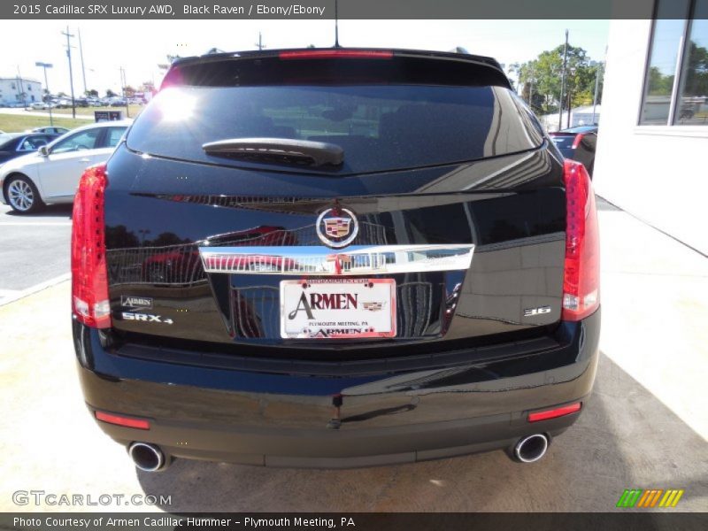Black Raven / Ebony/Ebony 2015 Cadillac SRX Luxury AWD