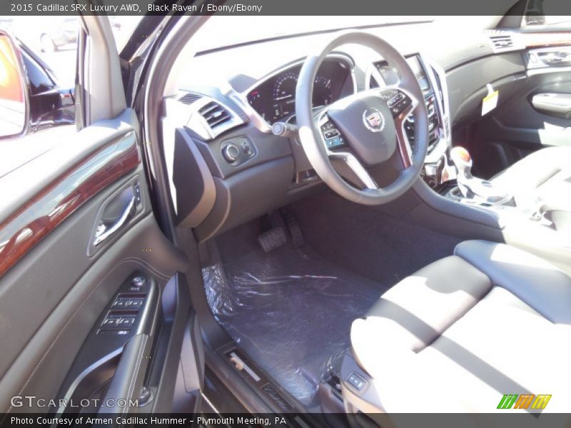 Black Raven / Ebony/Ebony 2015 Cadillac SRX Luxury AWD