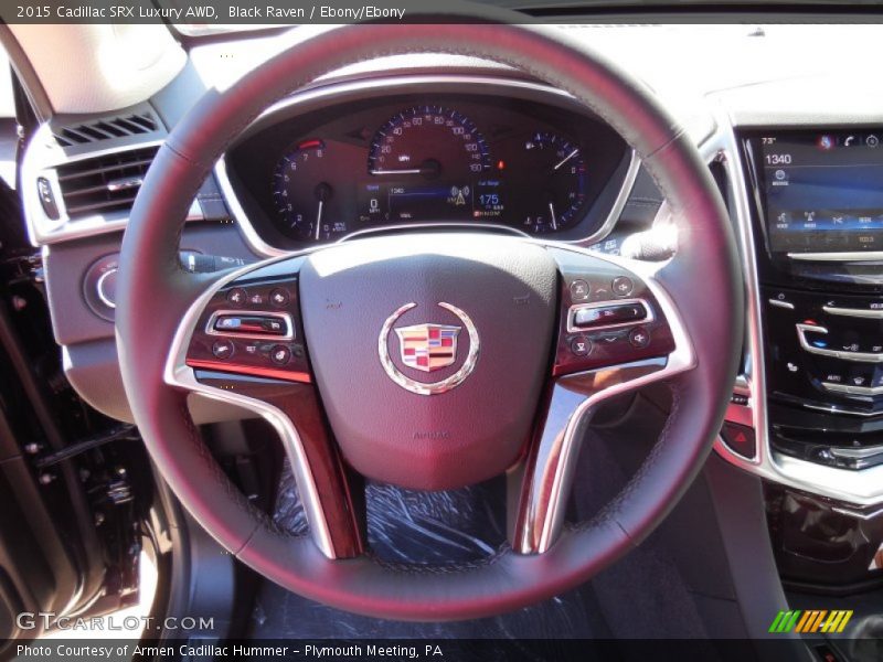 Black Raven / Ebony/Ebony 2015 Cadillac SRX Luxury AWD