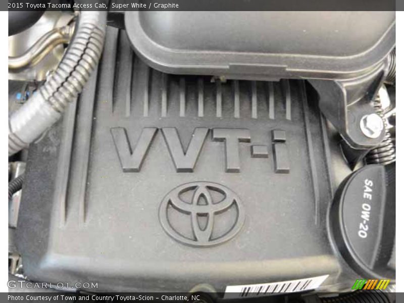 Super White / Graphite 2015 Toyota Tacoma Access Cab