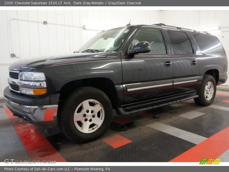 Dark Gray Metallic / Gray/Dark Charcoal 2005 Chevrolet Suburban 1500 LT 4x4