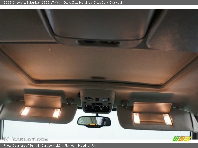 Dark Gray Metallic / Gray/Dark Charcoal 2005 Chevrolet Suburban 1500 LT 4x4