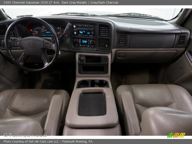 Dark Gray Metallic / Gray/Dark Charcoal 2005 Chevrolet Suburban 1500 LT 4x4