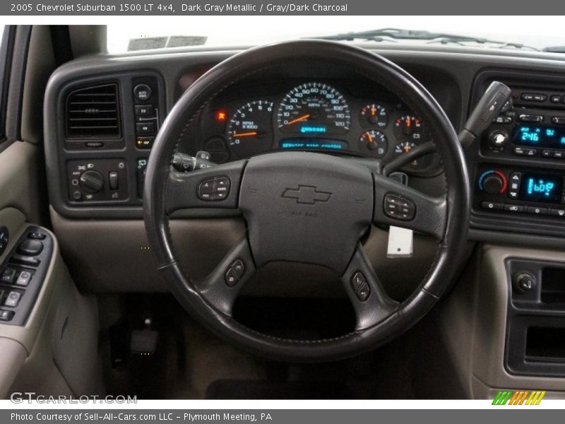 Dark Gray Metallic / Gray/Dark Charcoal 2005 Chevrolet Suburban 1500 LT 4x4